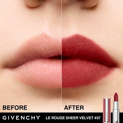  Givenchy LE ROUGE SHEER VELVET RICARICA ROSSETTO MATT  1 di 3 