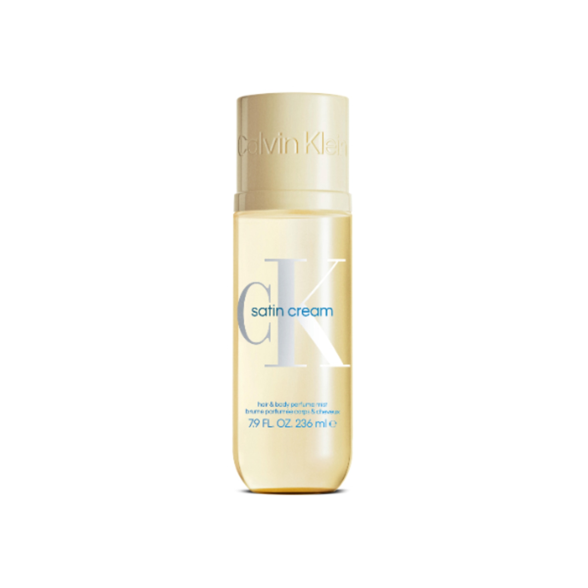 236 ML Calvin Klein CK SATIN CREAM Hair & Body Perfume Mist 1 di 1