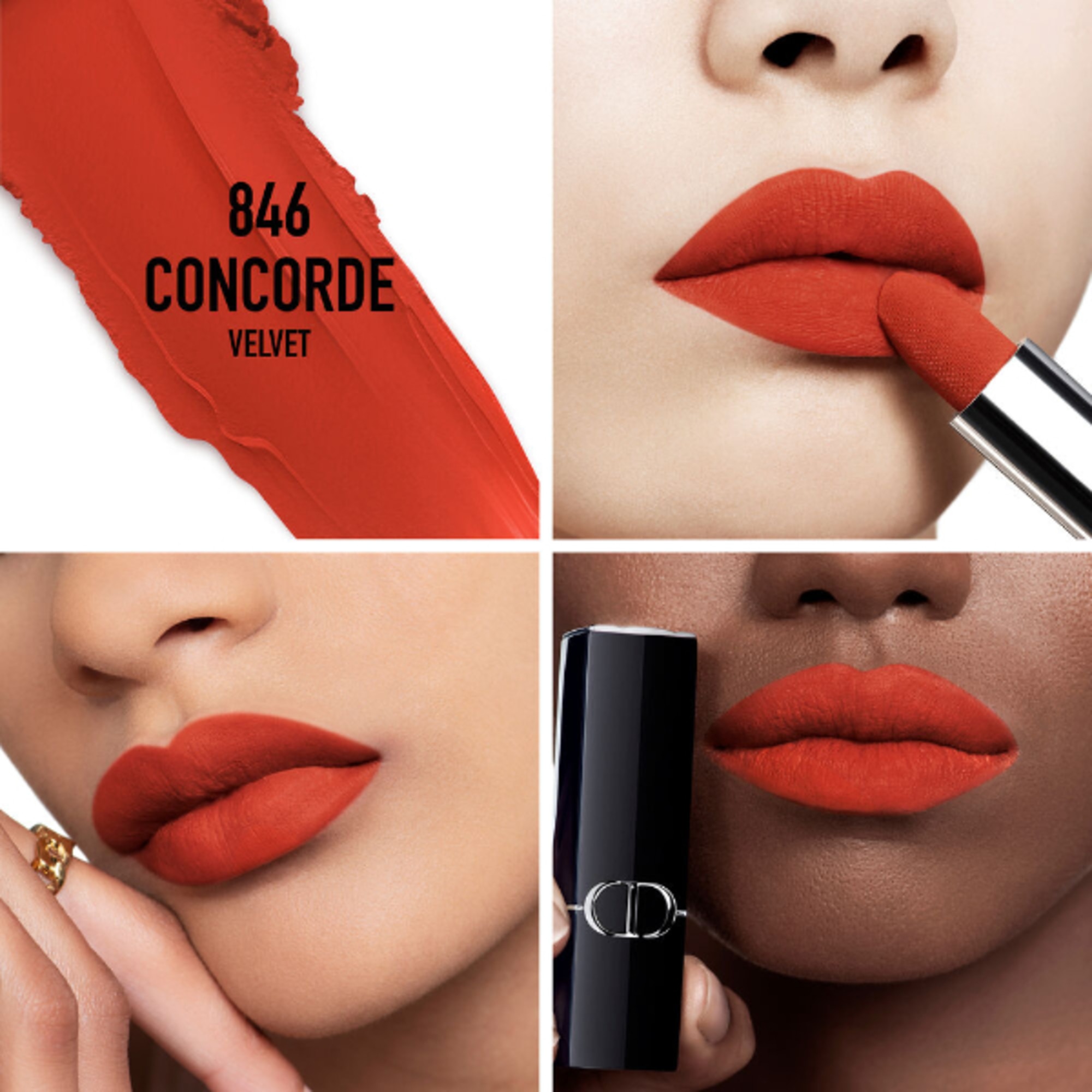  Dior ROUGE DIOR VELVET Rossetto - Comfort e Lunga Tenuta - Trattamento Floreale Idratante  1 di 3 