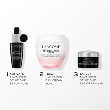 50ml+10ml+5ml Lancôme HYDRA ZEN SKINCARE SET Cofanetto Regalo  1 di 3 