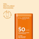 17 G Clarins STICK SOLAIRE INVISIBLE Stick Solare Invisibile Protezione Alta SPF50  5 di 5 Stick Solare Invisibile Protezione Alta SPF50