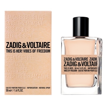 50 ML Zadig & Voltaire THIS IS HER! VIBES OF FREEDOM Eau De Parfum  1 di 3 