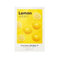 19 G MISSHA AIRY FIT SHEET MASK Maschera in Tessuto al Limone  1 di 2 