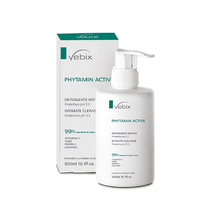 300ML Vebix PHYTAMIN ACTIVE Detergente Intimo Protettivo pH 3.5  1 di 1 