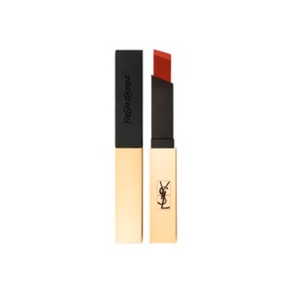 Yves Saint Laurent ROUGE PUR COUTURE THE SLIM ROSSETTO MAT ALTA COPERTURA LUNGA TENUTA 1 di 3