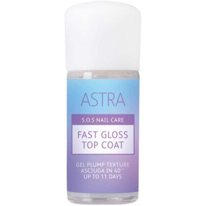 12 ML Astra S.O.S NAIL CARE FAST GLOSS TOP COAT Top Coat Brillantezza  1 di 1 