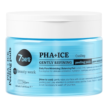 150 ML 7Days PHA+ICE Peeling Pad Viso Rinfrescante Double-Face  1 di 1 