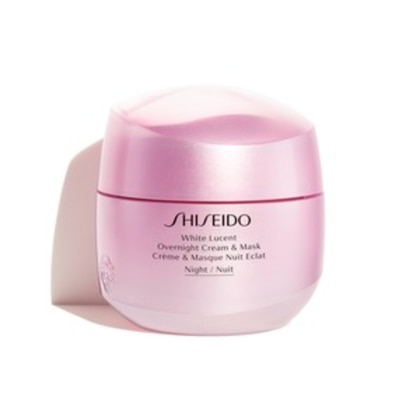 75 ML Shiseido WHITE LUCENT Overnight Cream & Mask  1 di 3 