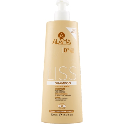 500 ML ALAMA PROFESSIONAL LISS Shampoo Lisciante Capelli Lisci e Setosi  1 di 1 