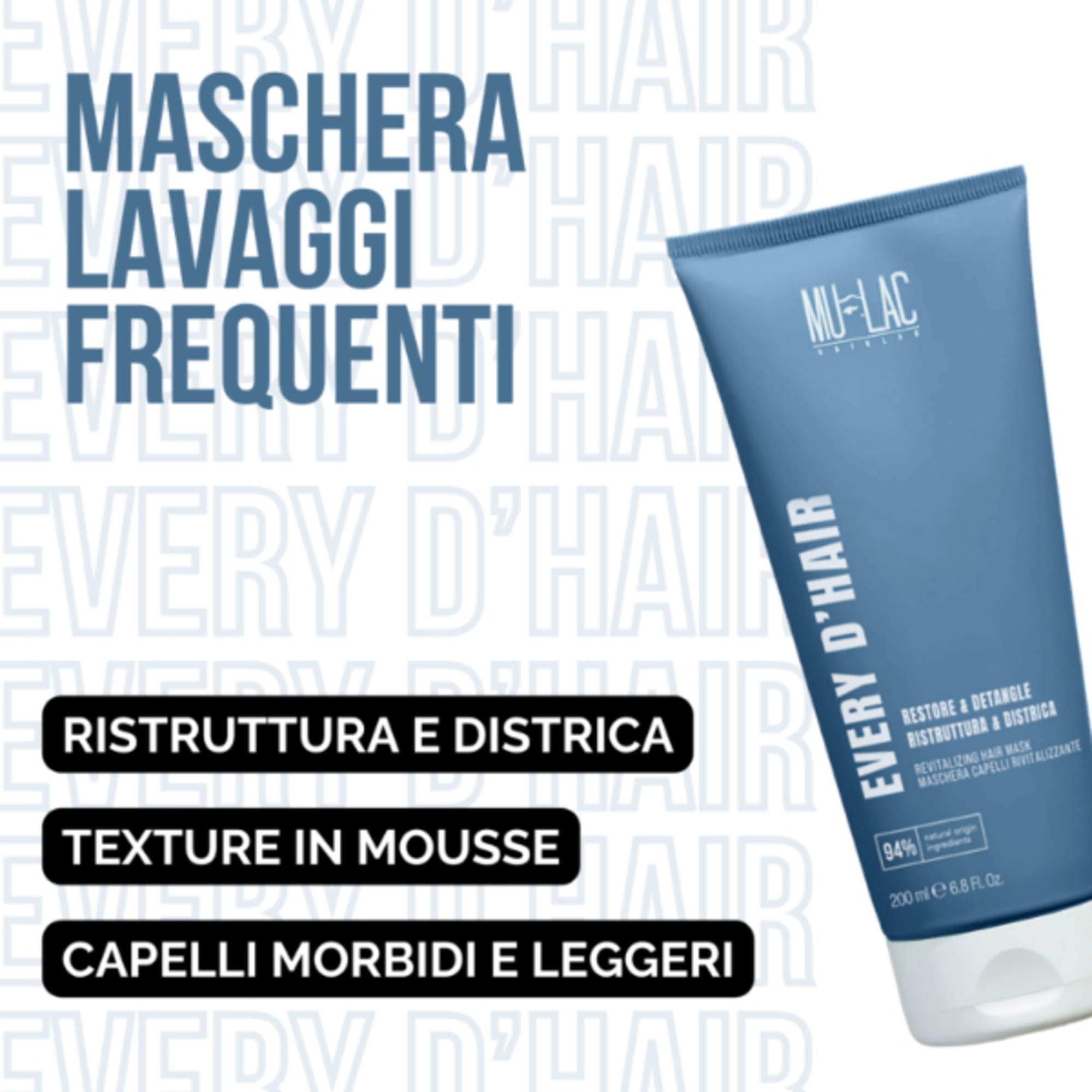 Maschera Capelli Rivitalizzante