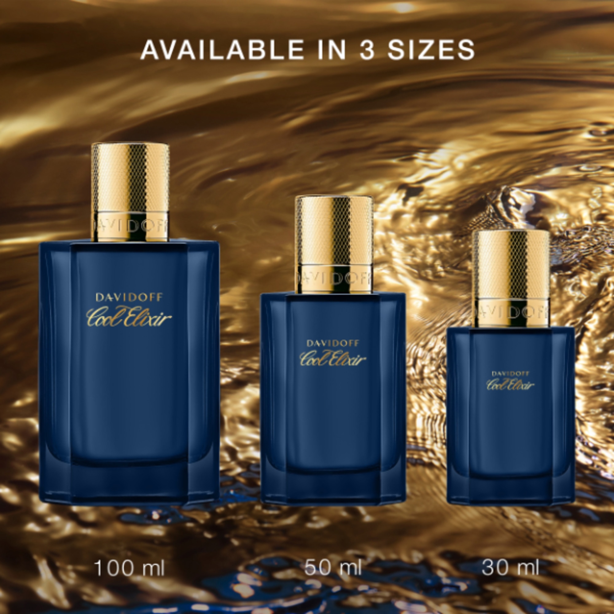 100 ML Davidoff COOL ELIXIR Parfum  1 di 8 