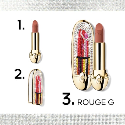  Guerlain ROUGE G - LIMITED EDITION La Ricarica - Il Rossetto Ultra-Care Personalizzabile  1 di 6 