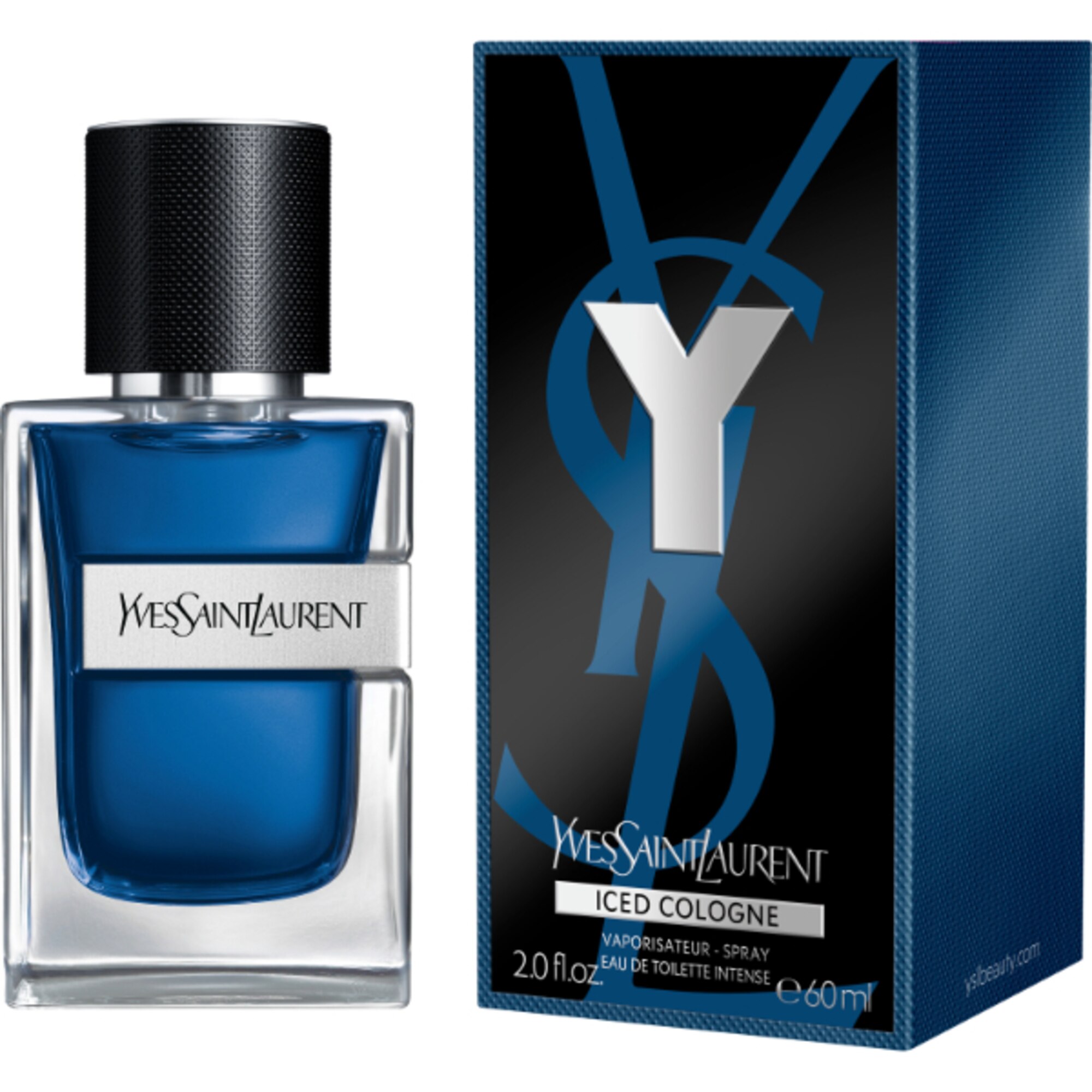 60 ML Yves Saint Laurent Y ICED COLOGNE Eau De Toilette Intense 1 di 6