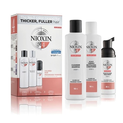 150 ML Nioxin SISTEMA 4 KIT TRIFASICO Cofanetto Trattamento Capelli  1 di 3 