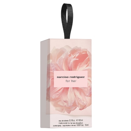 100ml+10ml Narciso Rodriguez FOR HER EAU DE TOILETE Cofanetto Regalo  1 di 2 