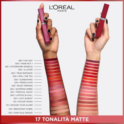  L'Oréal Paris INFAILLIBLE MATTE RESISTANCE Rossetto Liquido  1 di 3 