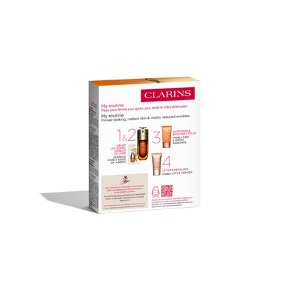 50ml+15ml+15ml+0,9ml Clarins COLLEZIONE ANTI-ETÁ TONICITÁ Cofanetto Regalo  1 di 4 