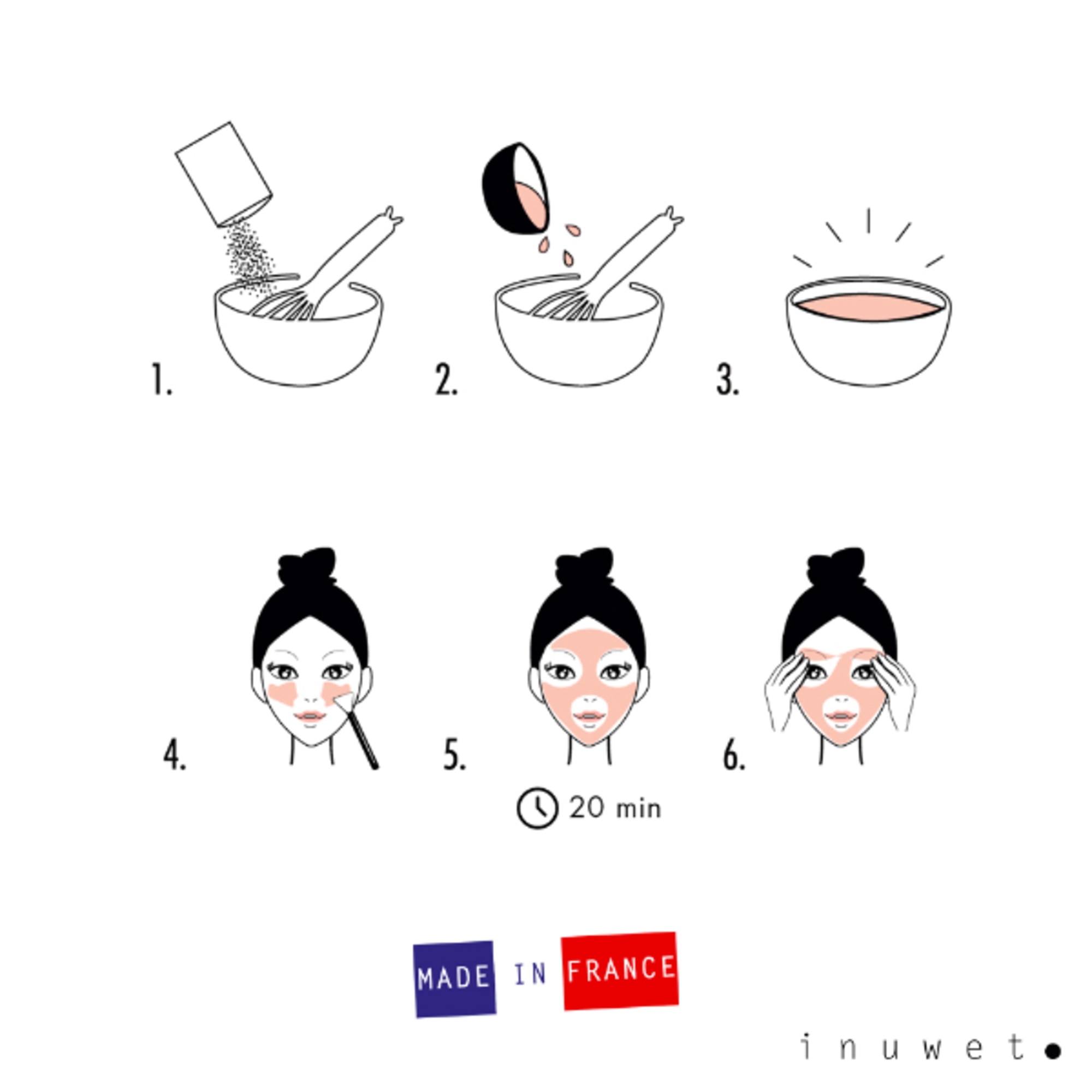 Maschera Viso in Polvere - Idratante - Monoi