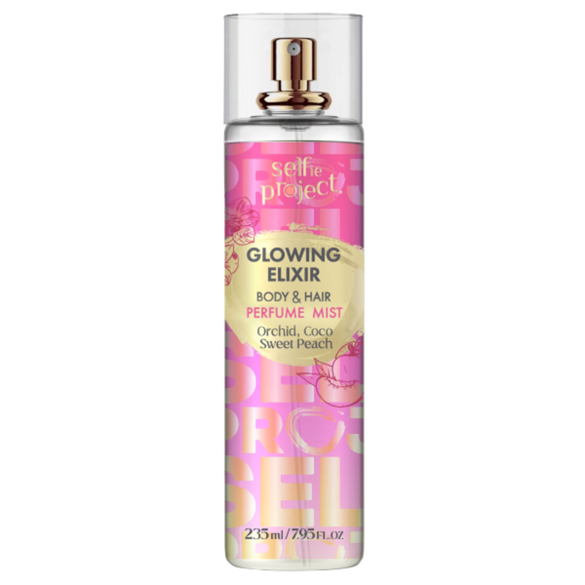235 ML Selfie Project GLOWING ELIXIR Body & Hair Mist 1 di 1