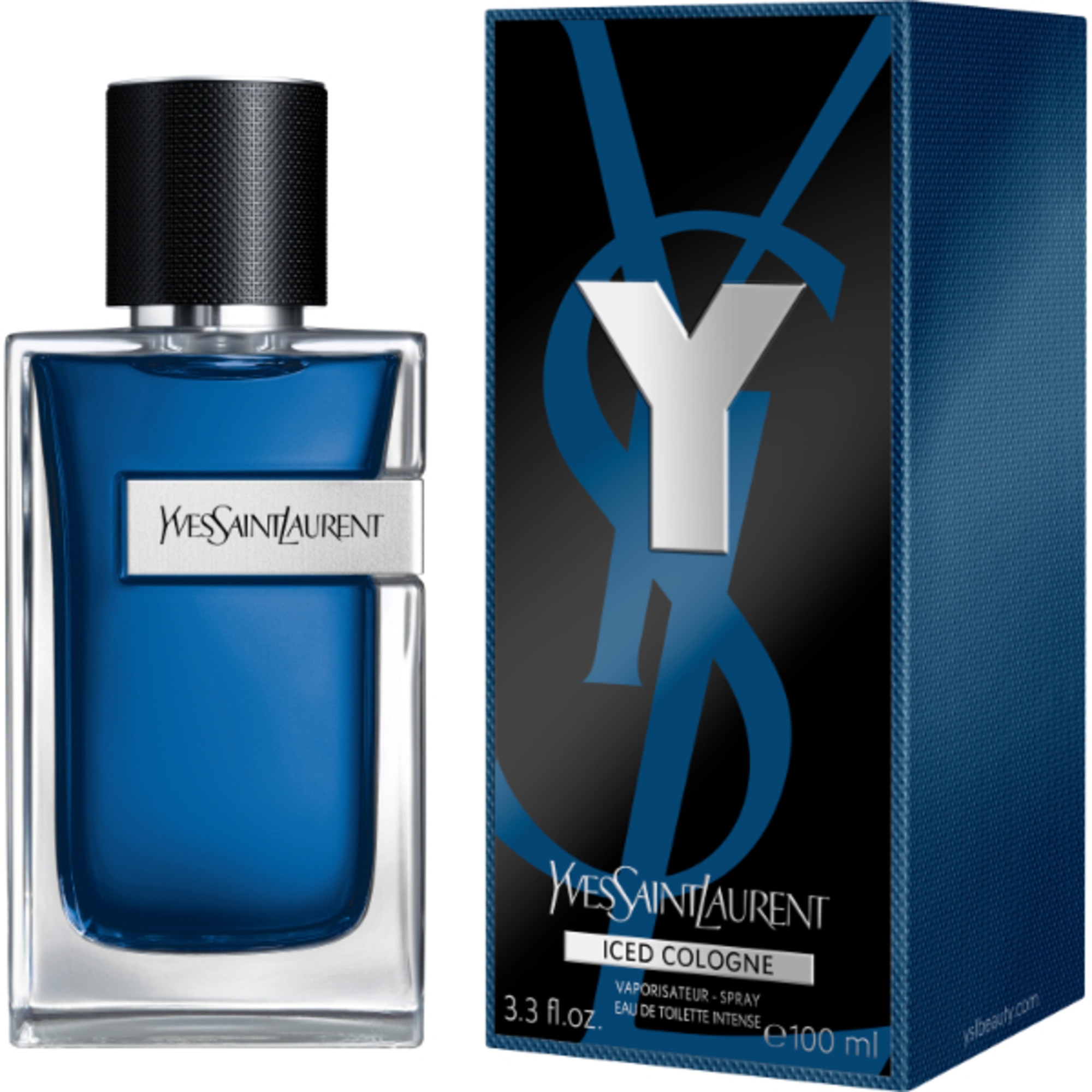 100 ML Yves Saint Laurent Y ICED COLOGNE Eau De Toilette Intense  1 di 6 
