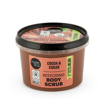  Organic Shop SCRUB CORPO Belgian Chocolate  1 di 3 