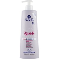 500 ML ALAMA PROFESSIONAL NO-YELLOW Daily Blonde Shampoo Mantenimento Biondo  1 di 2 