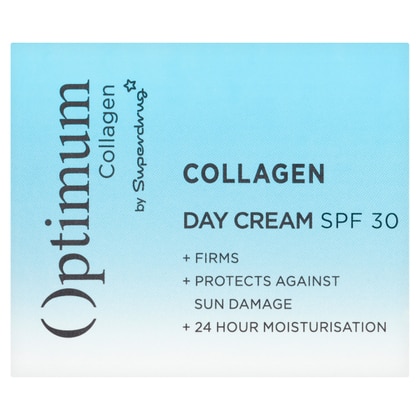 50 ML Superdrug Optimum COLLAGEN Crema Giorno SPF 30  1 di 2 