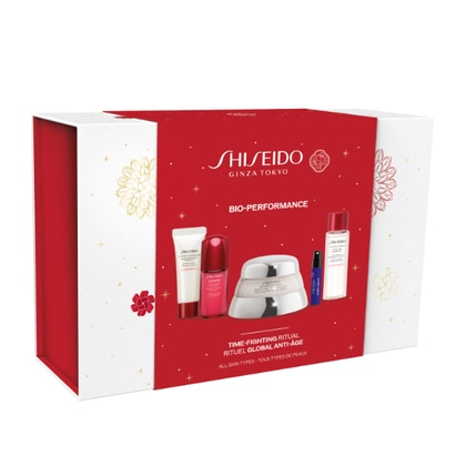 50ml+15ml+30ml+10ml+0,6ml Shiseido BIO-PERFORMANCE HOLIDAY KIT Cofanetto Regalo  1 di 3 