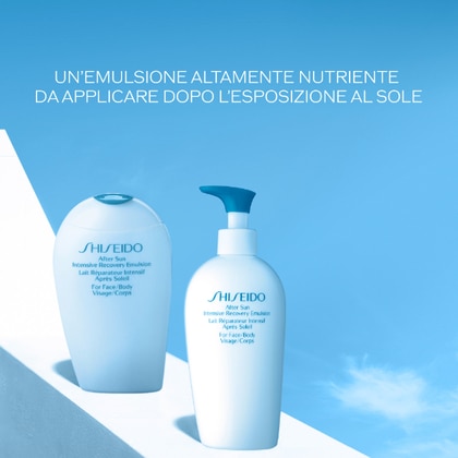 300 ML Shiseido AFTER SUN INTENSIVE RECOVERY EMULSION Doposole Viso e Corpo  1 di 2 