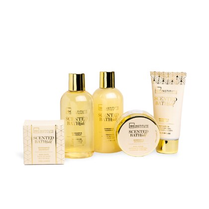 200ml+200ml+100ml+100g+60ml IDC BATH GOLD SET GIFT BOX Cofanetto Regalo  1 di 2 