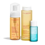 150ml+200ml+30ml Clarins GLI ESSENZIALI DETERSIONE RIGENERANTE Cofanetto Regalo  2 di 4 Cofanetto Regalo