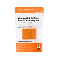  Carbon Theory VITAMIN C & CAFFEINE FACIAL CLEANSING BAR Detergente Solido Viso con Vitamina C, Caffeina e Acido Citrico  1 di 2 