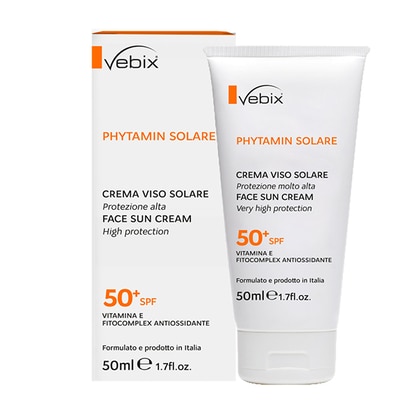 50ML Vebix PHYTAMIN SOLARE Crema Viso SPF50+  1 di 1 