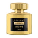 100 ML Lattafa CONFIDENTIAL PRIVATE GOLD Eau De Parfum 1 di 3 Eau De Parfum