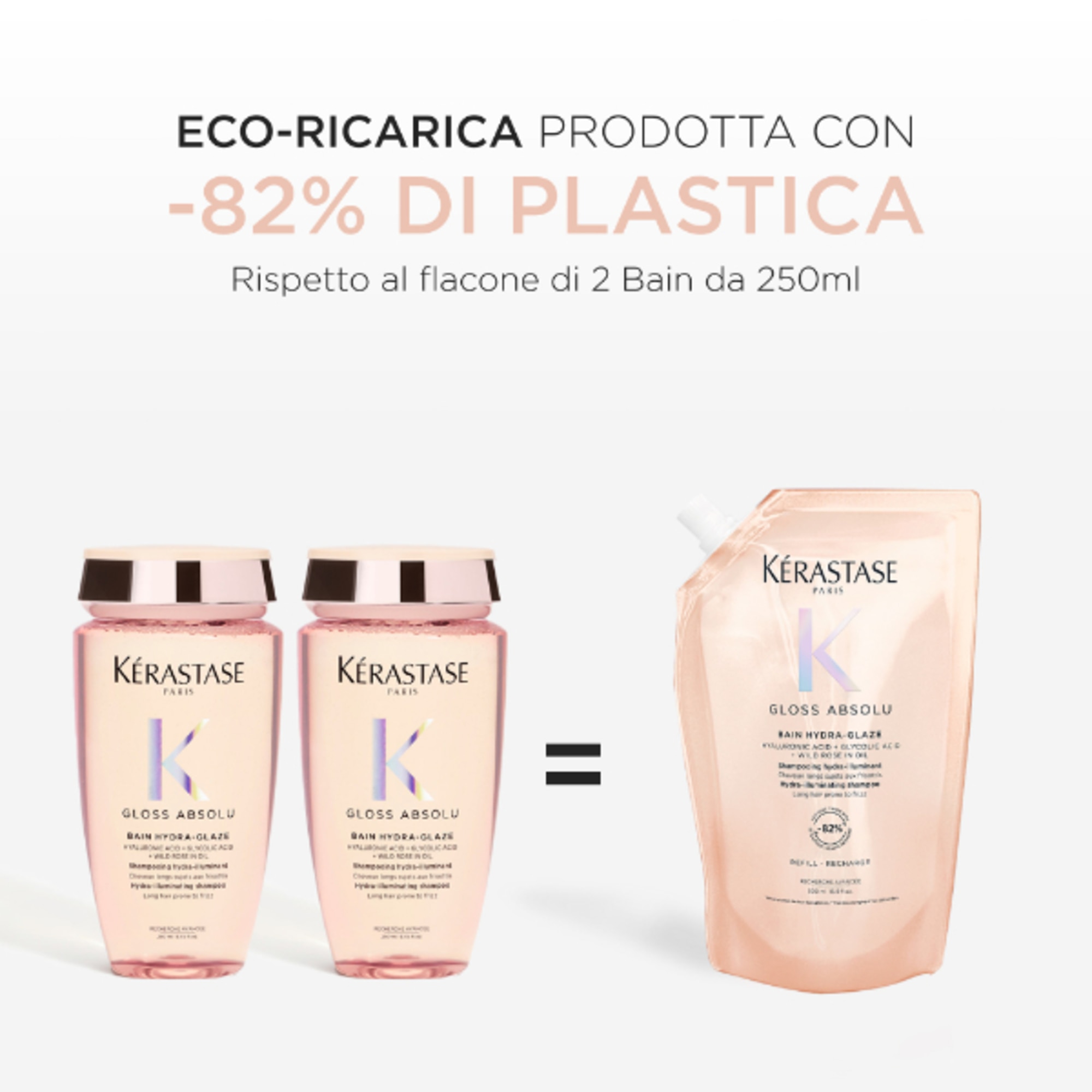 500ml ric Kerastase GLOSS ABSOLU Bain Hydra-glaze  5 di 8 Bain Hydra-glaze