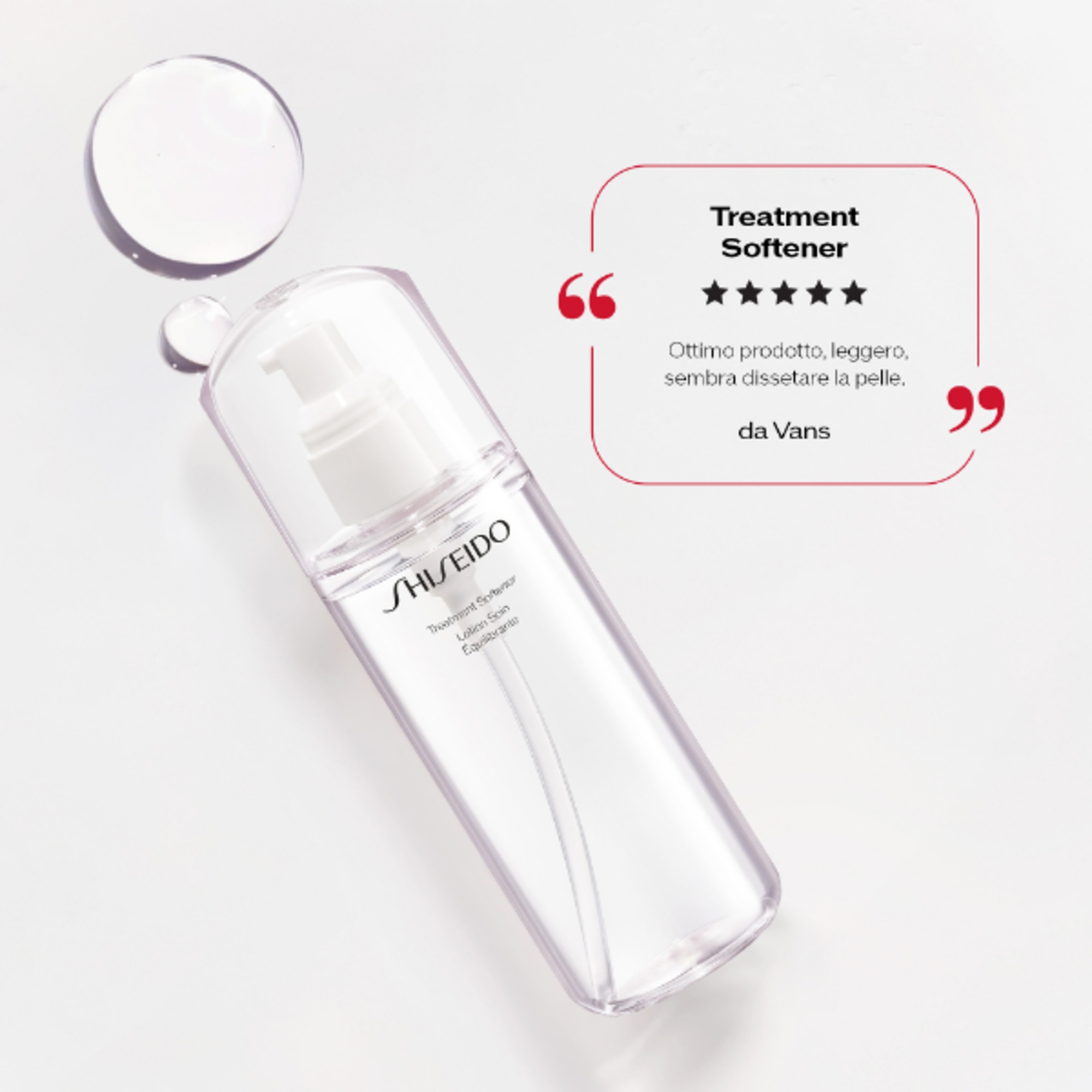 150 ML Shiseido TREATMENT SOFTENER Lozione Riequilibrante Viso Emolliente Leggera 5 di 7 Lozione Riequilibrante Viso Emolliente Leggera