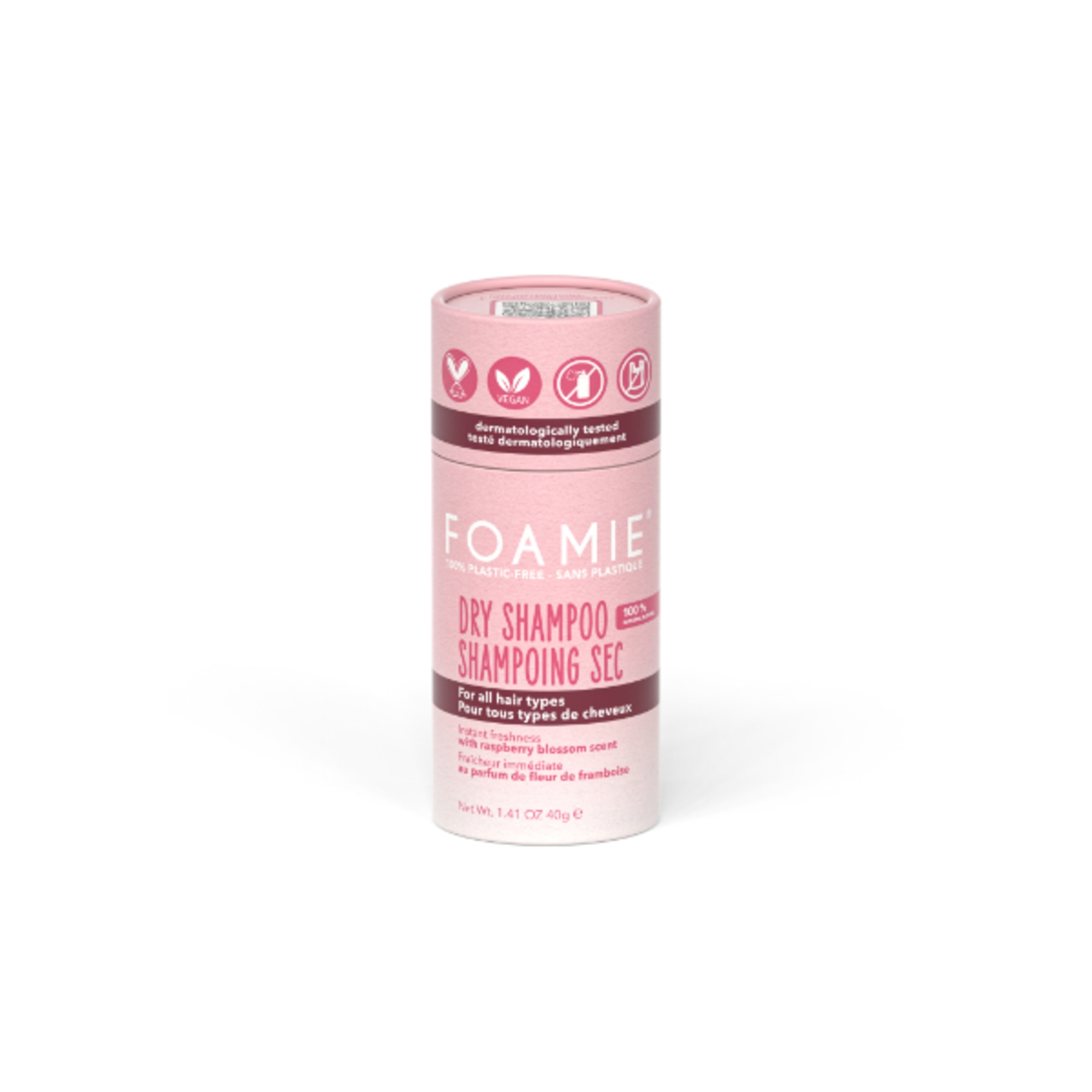 40 G Foamie DRY SHAMPOO BERRY FRESH Shampoo Secco Solido al Lampone 1 di 6