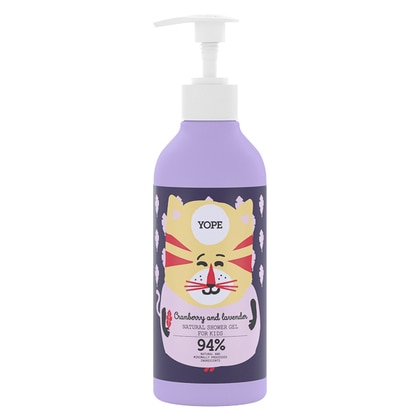 400 ML YOPE CRANBERRY & LAVENDER Gel Doccia Bambini  1 di 1 