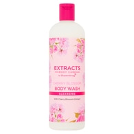  Superdrug Extracts CHERRY BLOSSOM BODY WASH Bagnoschiuma ai Fiori di Ciliegio e Albicocca  1 di 2 