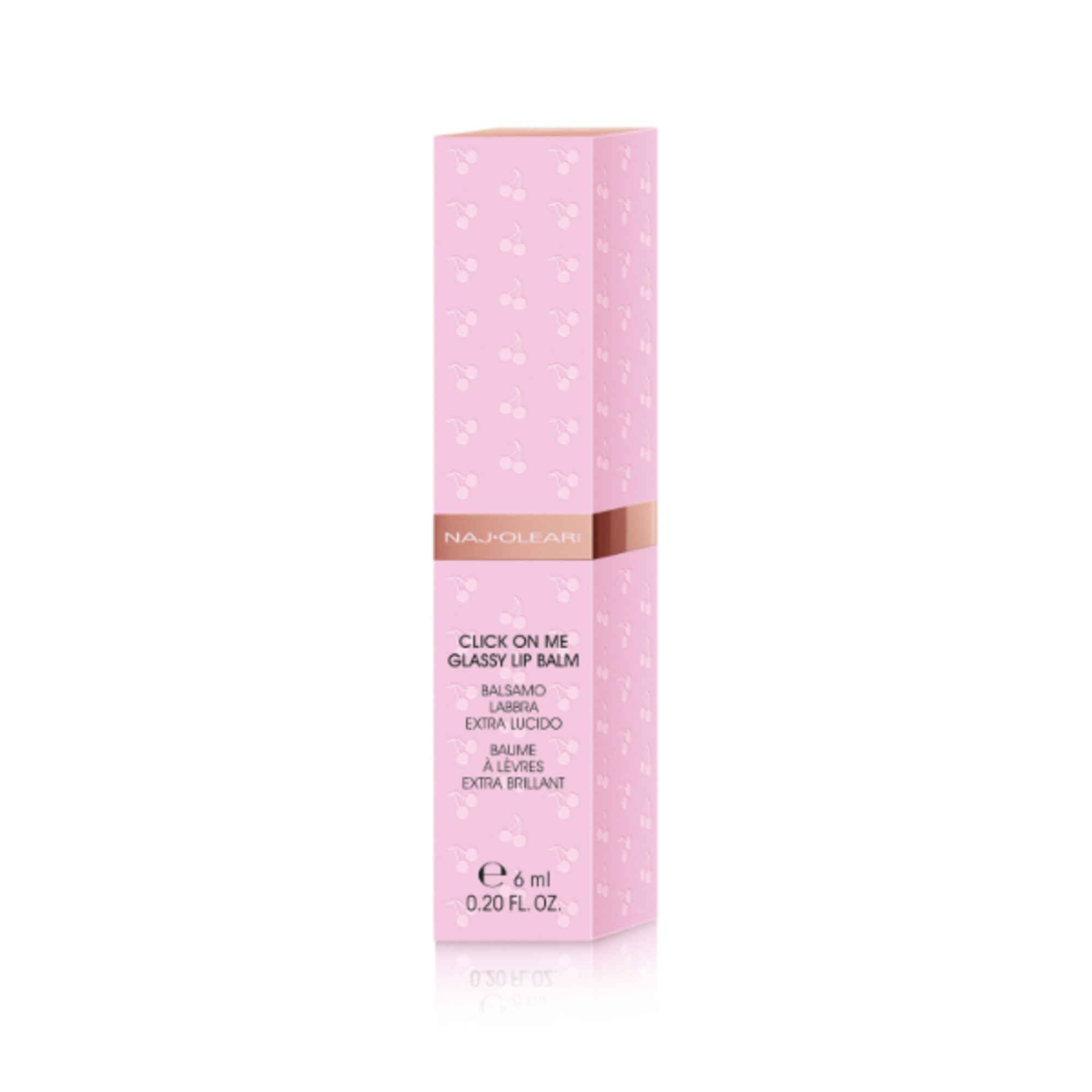 Naj Oleari CLICK ON ME GLASSY LIP BALM Balsamo Labbra Extra Lucido 1 di 3