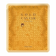 25 G HOLIKA HOLIKA GOLD CAVIAR FOIL MASK Maschera Viso in Tessuto  1 di 2 