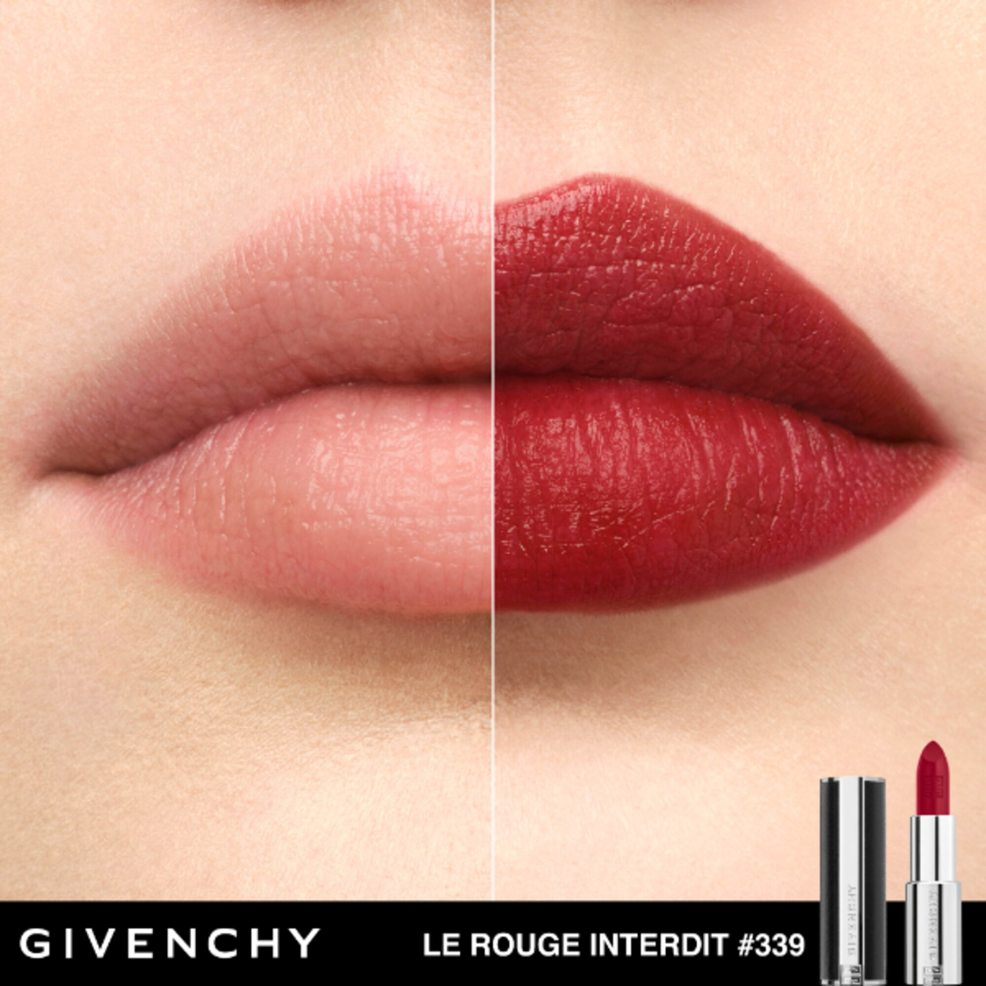  Givenchy LE ROUGE INTERDIT INTENSE SILK Rossetto  1 di 3 