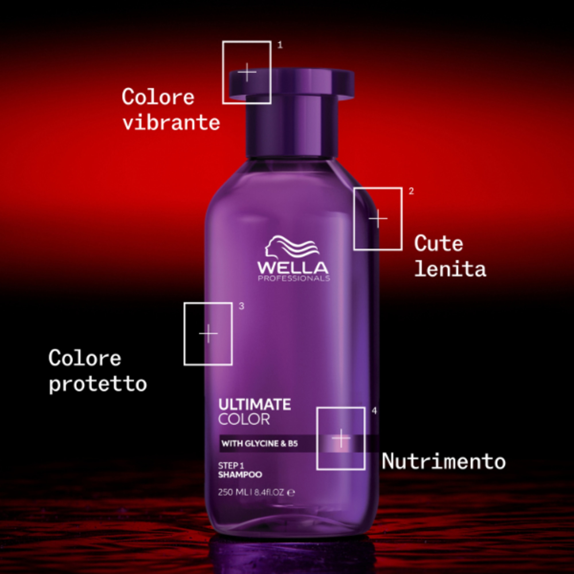 100 ML WELLA ULTIMATE COLOR Shampoo per Capelli Colorati 1 di 8