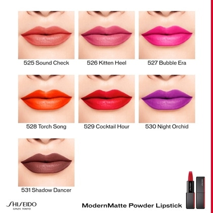  Shiseido MAKE UP MODERNMATTE POWDER LIPSTICK  1 di 6 