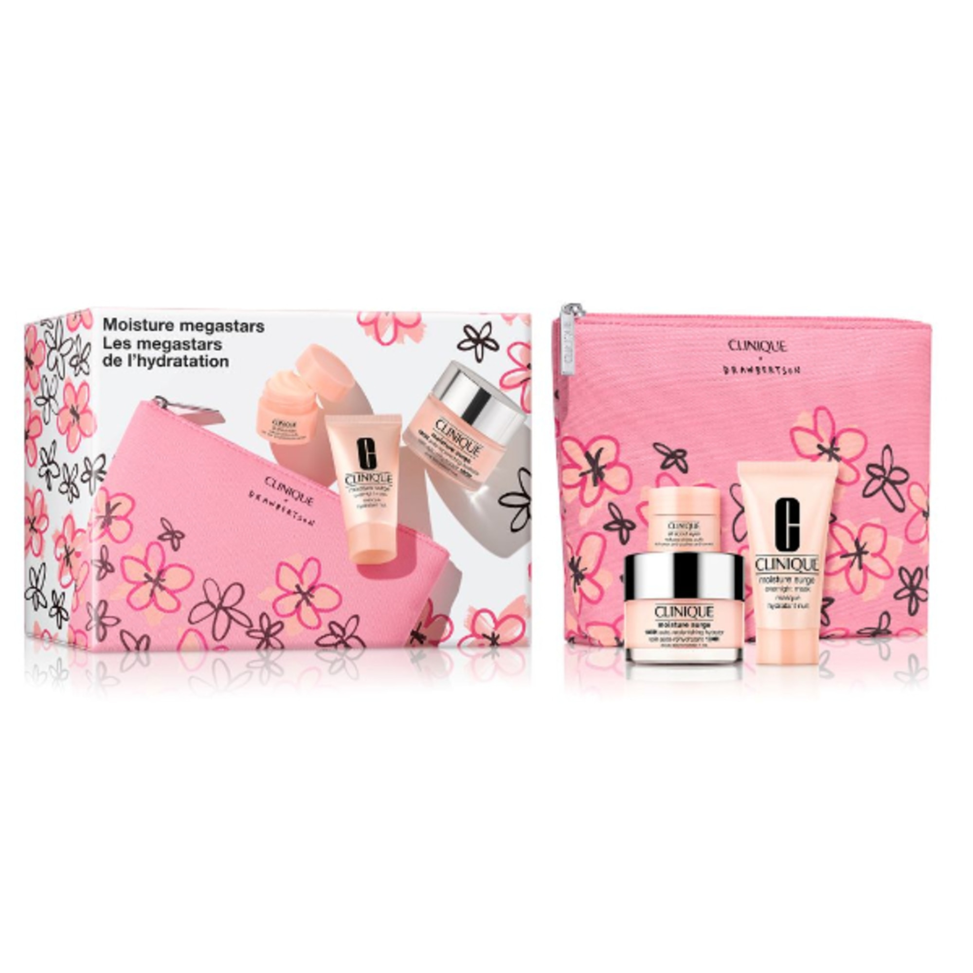 50ml+30ml+5ml Clinique MOISTURE MEGASTARS MOISTURE SURGE VALUE SET 100H 1 di 1