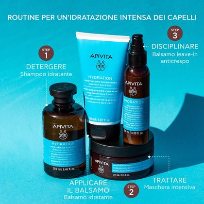 200 ML Apivita HYDRATATION Maschera Capelli Idratante  1 di 5 