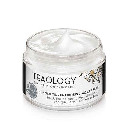  Teaology GINGER TEA ENERGIZING AQUA-CREAM Crema-gel energizzante con infuso di Té Nero Bio  1 di 2 