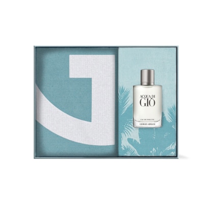 100 ML Giorgio Armani ACQUA DI GIÒ EAU DE TOILETTE - GIFT SET Cofanetto Regalo  1 di 7 