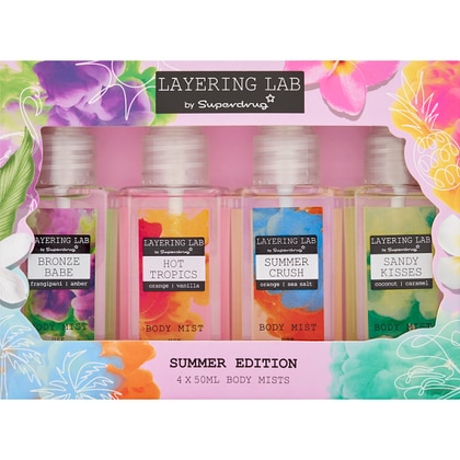 50ml+50ml+50ml+50ml SUPERDRUG GIFTBOX LAYERING LAB SUMMER EDITION Cofanetto Regalo  1 di 2 