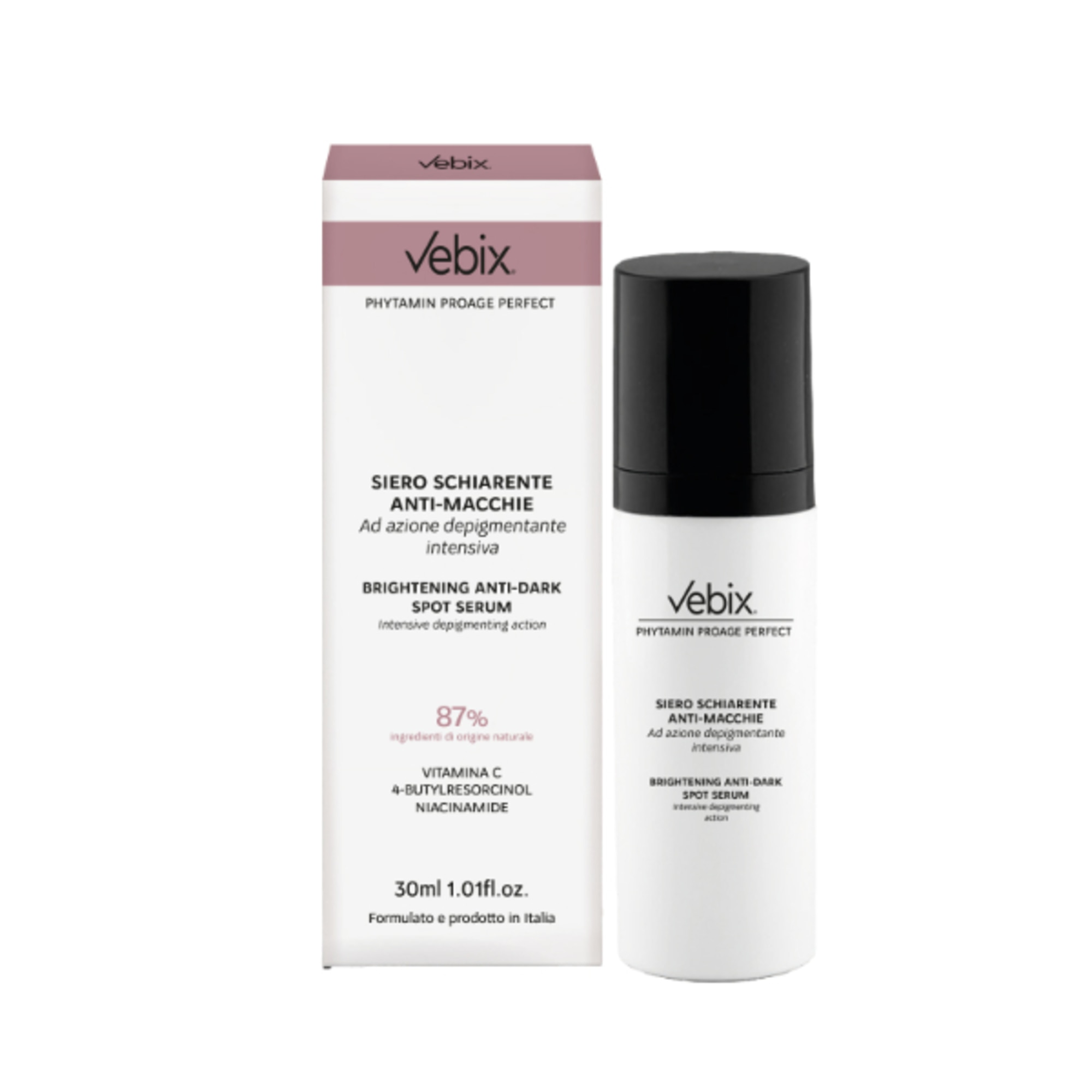 30 ML Vebix PROAGE PERFECT Siero Schiarente Anti-Macchie ad Azione Depigmentante Intensiva 1 di 1